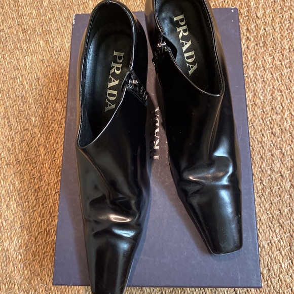 Prada Square Toe Bootie (Semi Vintage)  37.5 - Picture 4 of 6